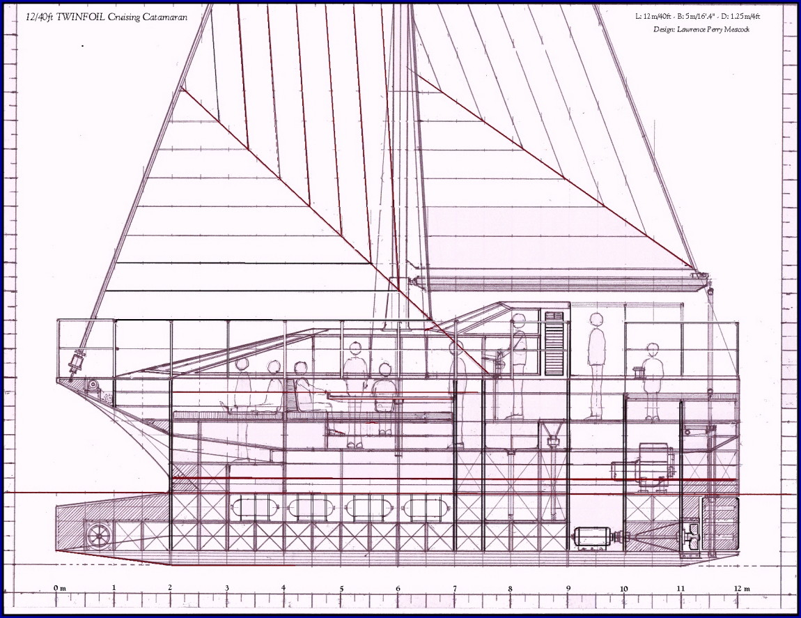 40ft Twinfoil Cruising Catamaran